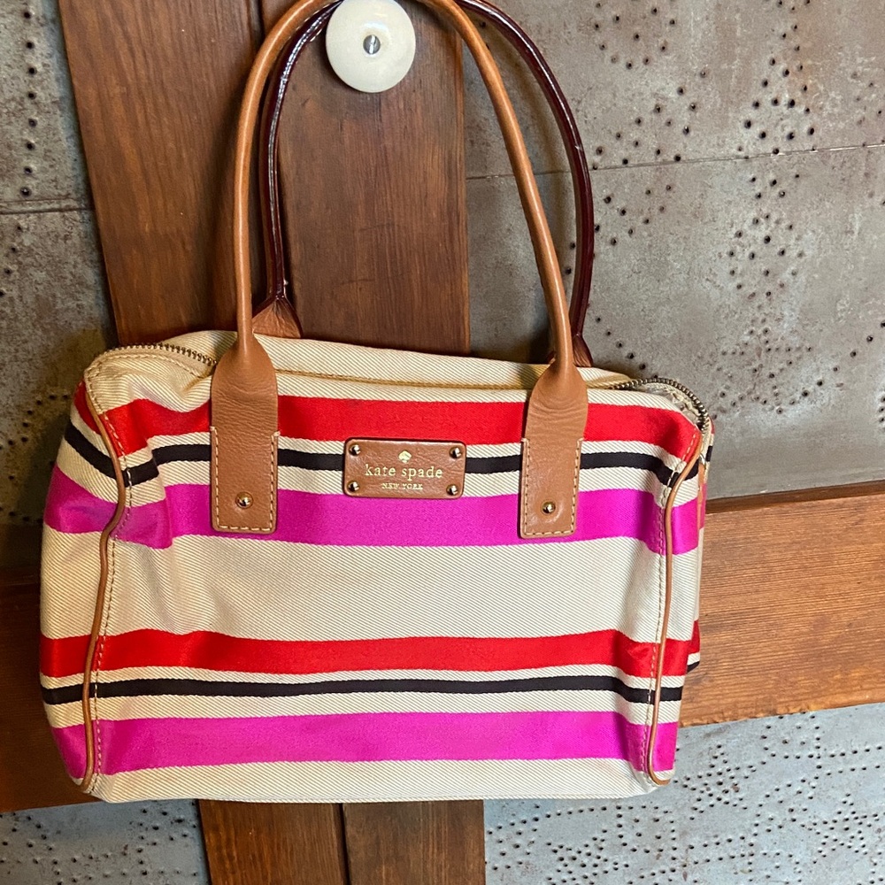 Kate Spade Striped Purse Hand Bag